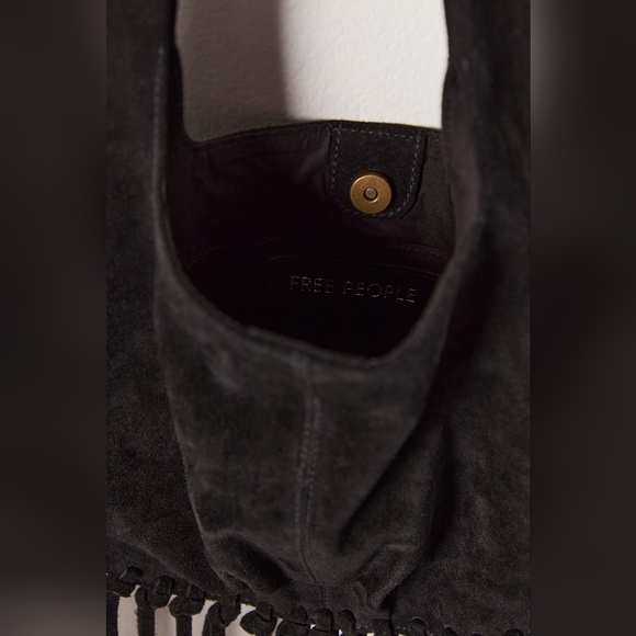 Riley Fringe Bag/Black - Picture 4 of 9